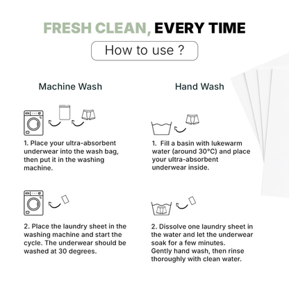 Antibacterial Laundry Sheets