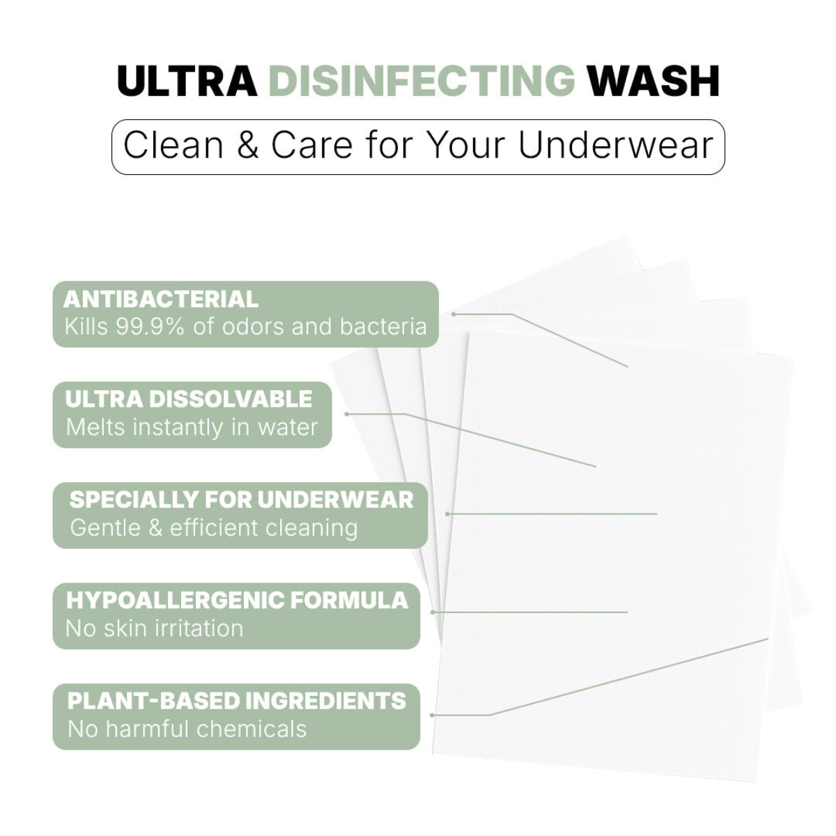 Antibacterial Laundry Sheets